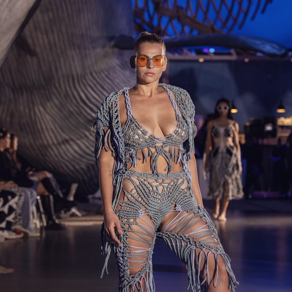 Original GoodVibeGoda Handmade Macramé Rope Top